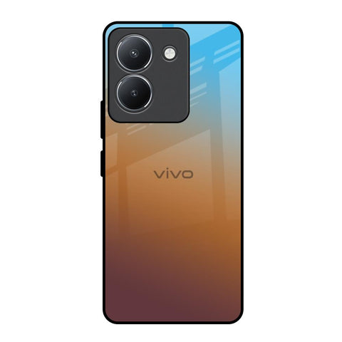 Rich Brown Vivo Y36 Glass Back Cover Online