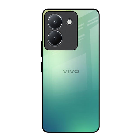 Dusty Green Vivo Y36 Glass Back Cover Online