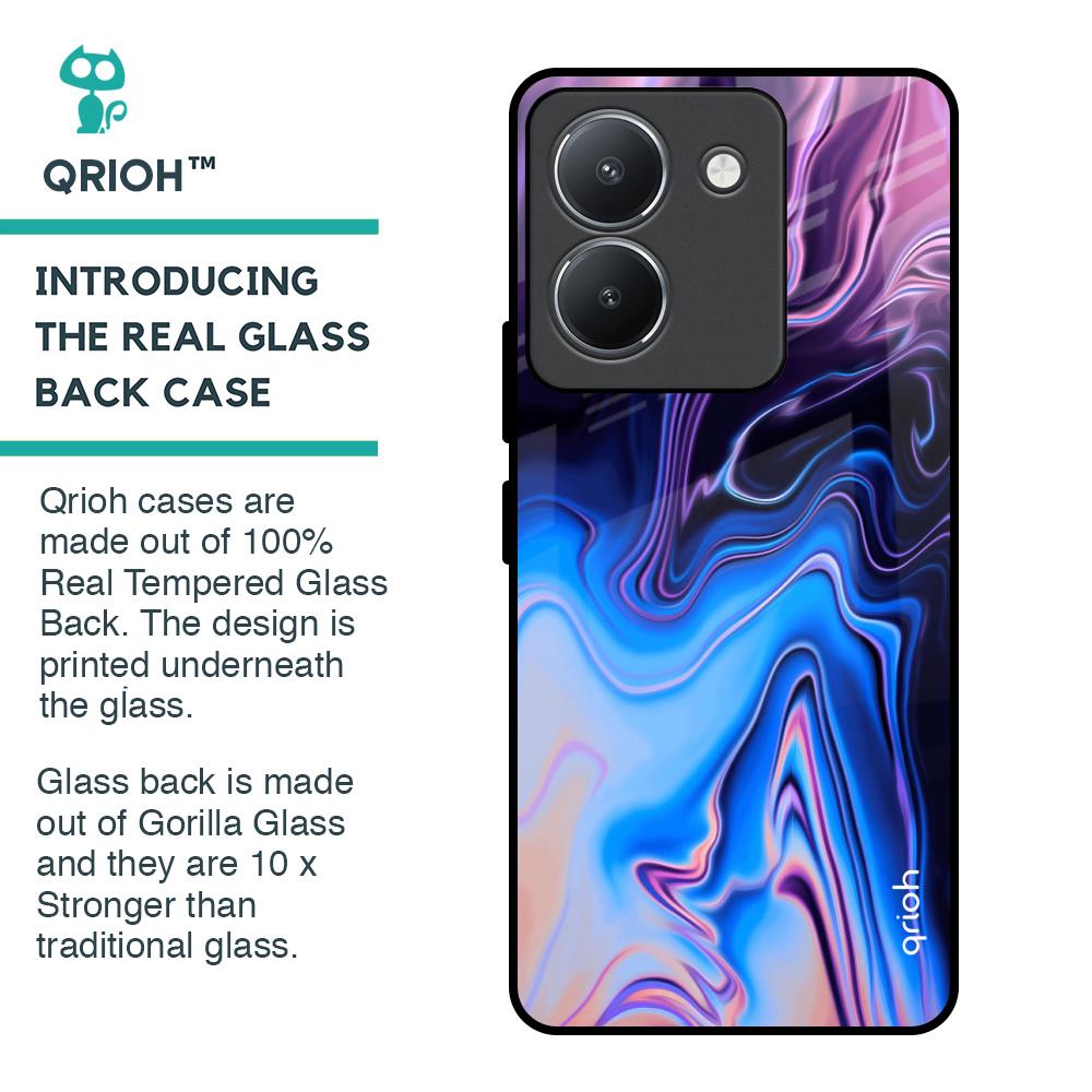 Psychic Texture Glass Case for Vivo Y36