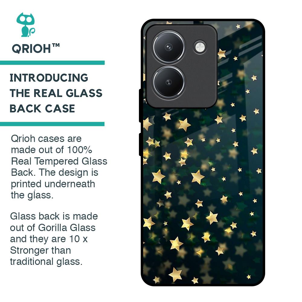Dazzling Stars Glass Case For Vivo Y36