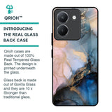 Marble Ink Abstract Glass Case for Vivo Y36