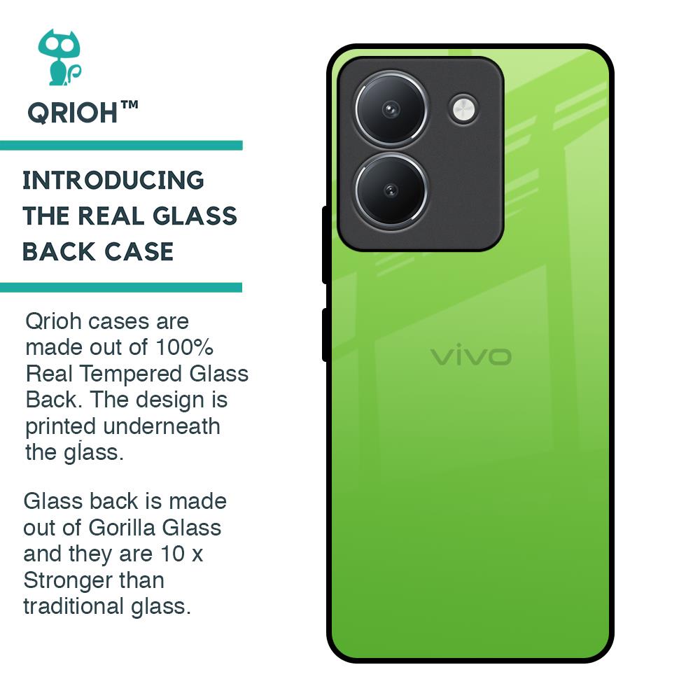 Paradise Green Glass Case For Vivo Y36