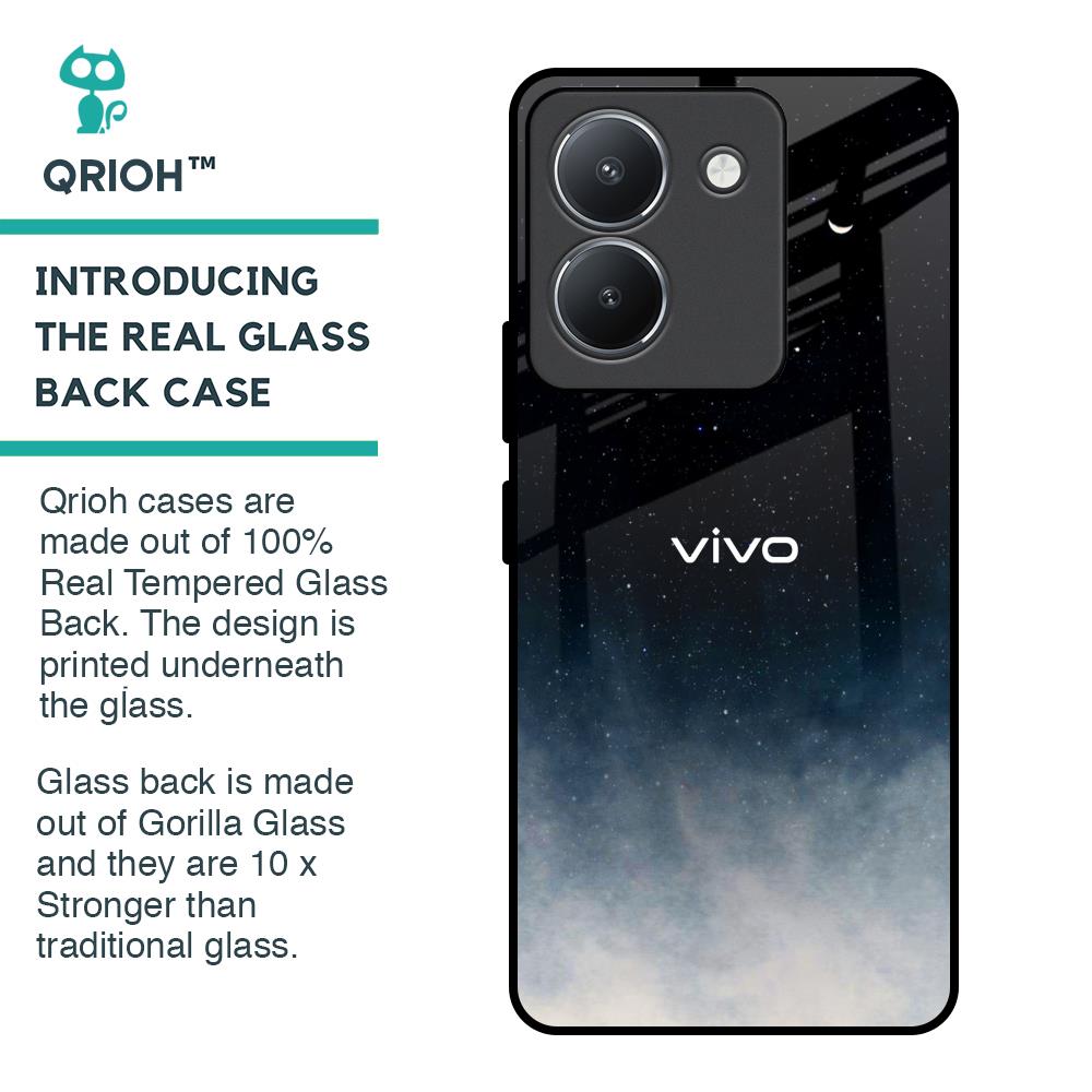 Aesthetic Sky Glass Case for Vivo Y36