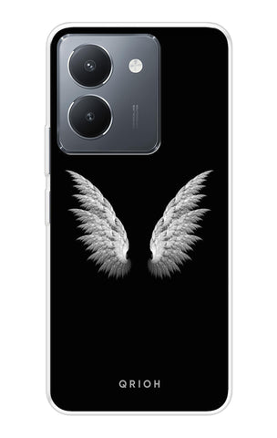 White Angel Wings Vivo Y36 Back Cover