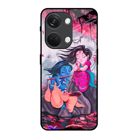 Radha Krishna Art OnePlus Nord 3 5G Glass Back Cover Online