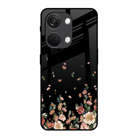 Floating Floral Print OnePlus Nord 3 5G Glass Back Cover Online