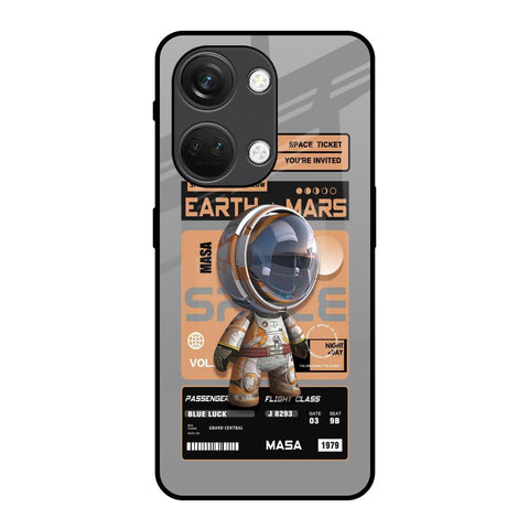 Space Ticket OnePlus Nord 3 5G Glass Back Cover Online