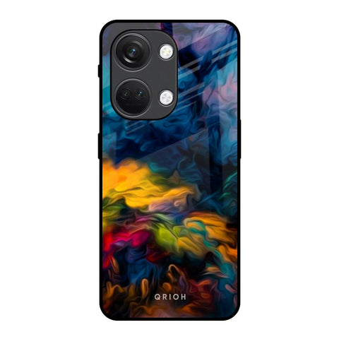 Multicolor Oil Painting OnePlus Nord 3 5G Glass Back Cover Online