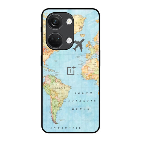 Fly Around The World OnePlus Nord 3 5G Glass Back Cover Online