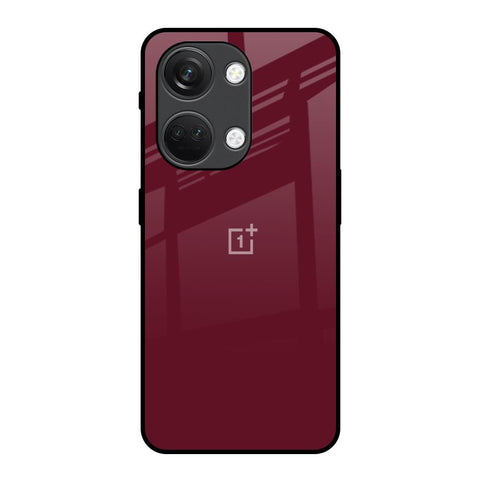 Classic Burgundy OnePlus Nord 3 5G Glass Back Cover Online