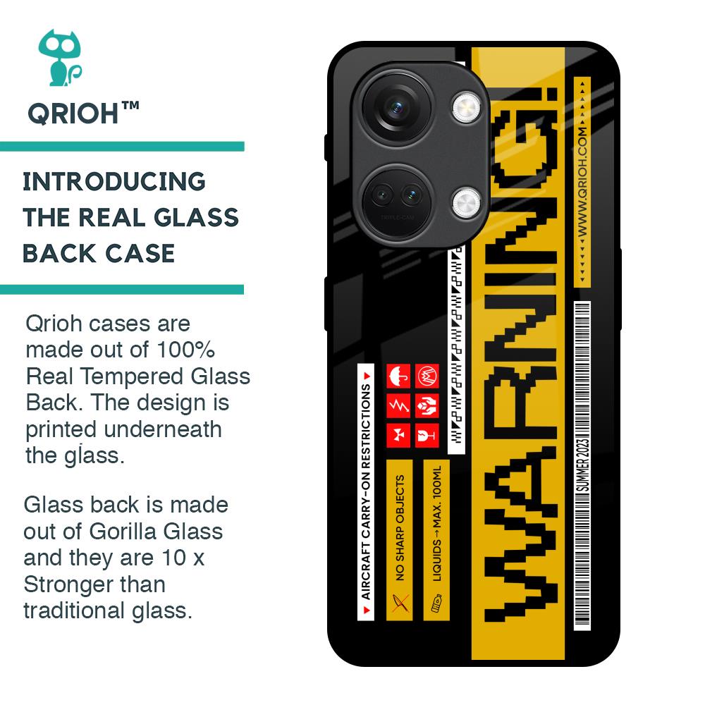 Aircraft Warning Glass Case for OnePlus Nord 3 5G