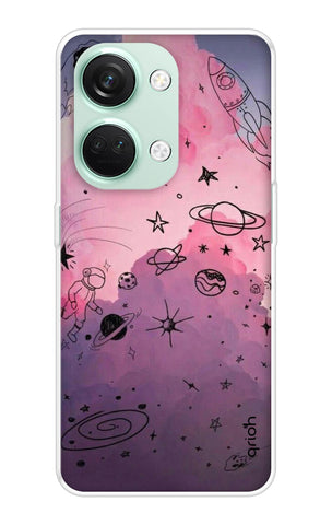 Space Doodles Art OnePlus Nord 3 5G Back Cover