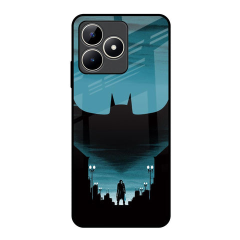 Cyan Bat Realme C53 Glass Back Cover Online