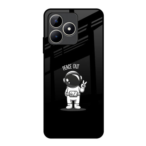 Peace Out Astro Realme C53 Glass Back Cover Online