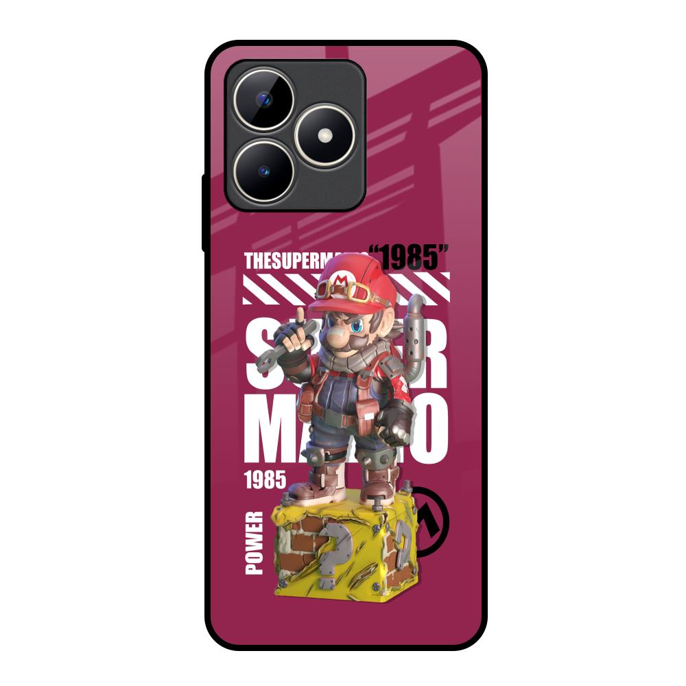 Gangster Hero Realme C53 Glass Back Cover Online