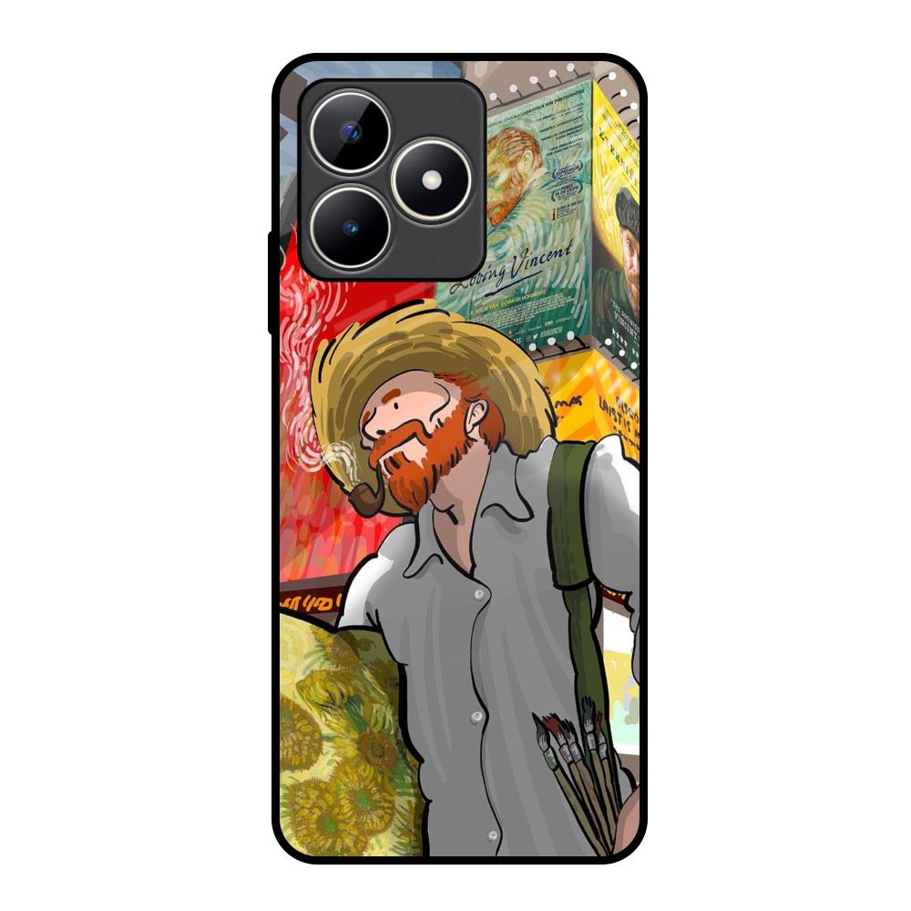 Loving Vincent Realme C53 Glass Back Cover Online