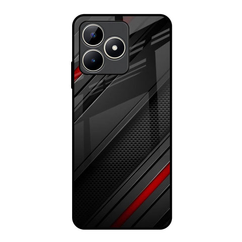 Modern Abstract Realme C53 Glass Back Cover Online