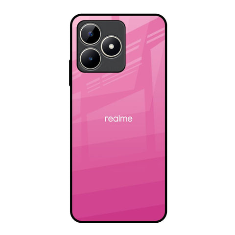 Pink Ribbon Caddy Realme C53 Glass Back Cover Online