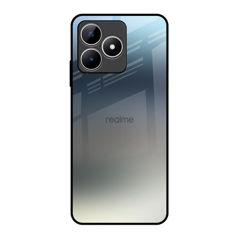 Tricolor Ombre Realme C53 Glass Back Cover Online