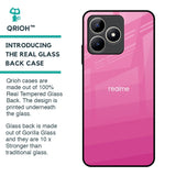 Pink Ribbon Caddy Glass Case for Realme C53