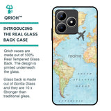 Fly Around The World Glass Case for Realme C53