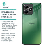 Green Grunge Texture Glass Case for Realme C53