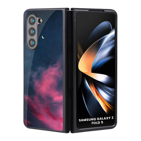 Moon Night Samsung Galaxy Z Fold5 5G Glass Back Cover Online