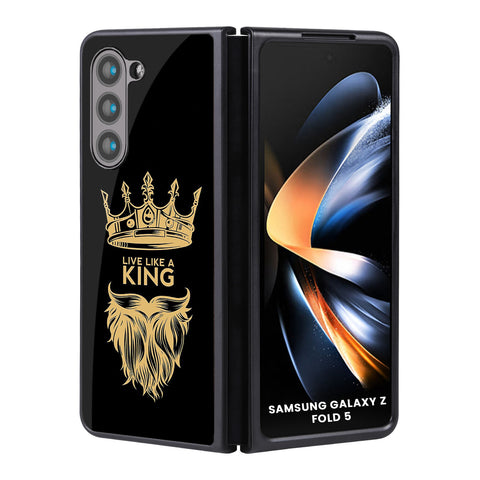 King Life Samsung Galaxy Z Fold5 5G Glass Back Cover Online