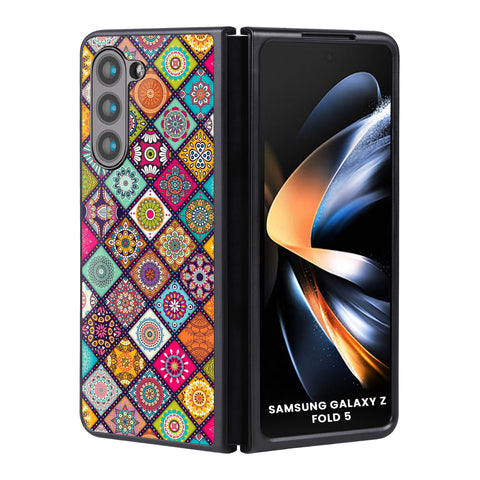 Multicolor Mandala Samsung Galaxy Z Fold5 5G Glass Back Cover Online