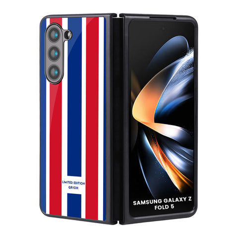 Tricolor Flag Samsung Galaxy Z Fold5 5G Glass Back Cover Online
