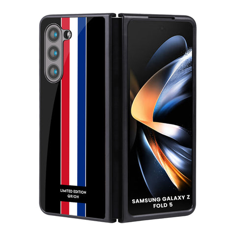 Flag Striped Samsung Galaxy Z Fold5 5G Glass Back Cover Online