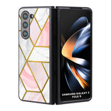 Geometrical Marble Samsung Galaxy Z Fold5 5G Glass Back Cover Online