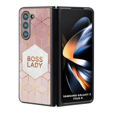 Boss Lady Samsung Galaxy Z Fold5 5G Glass Back Cover Online