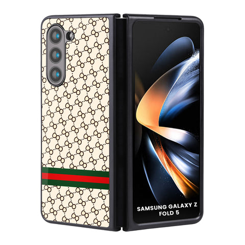 Luxurious Pattern Samsung Galaxy Z Fold5 5G Glass Back Cover Online