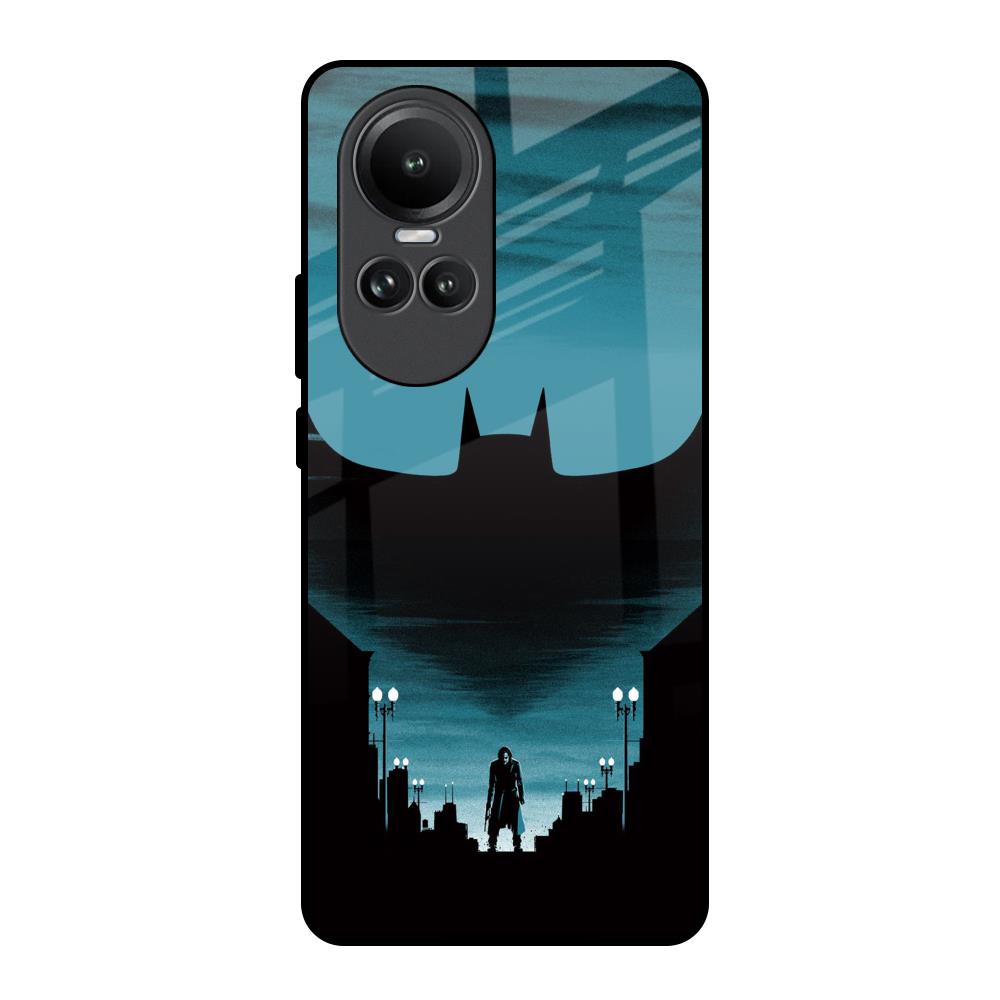 Cyan Bat Oppo Reno10 5G Glass Back Cover Online