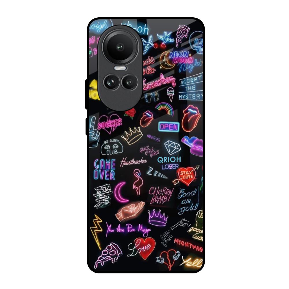 Accept The Mystery Oppo Reno10 5G Glass Back Cover Online