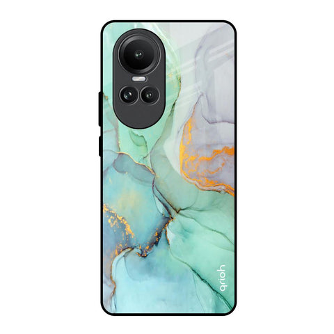 Green Marble Oppo Reno10 5G Glass Back Cover Online
