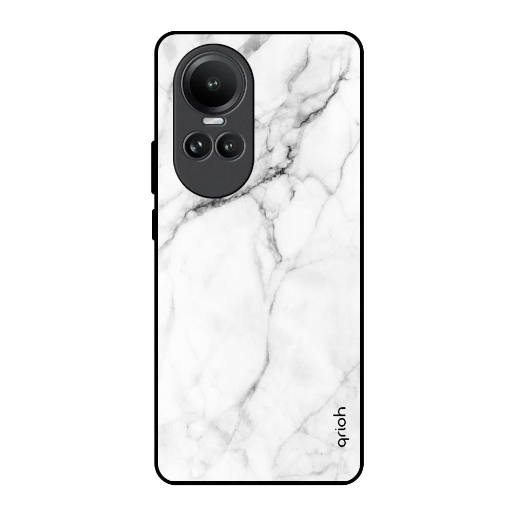 Modern White Marble Oppo Reno10 5G Glass Back Cover Online