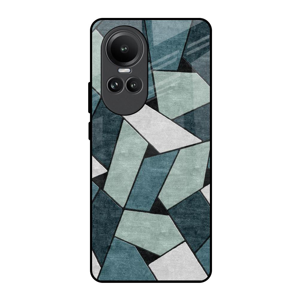 Abstact Tiles Oppo Reno10 5G Glass Back Cover Online