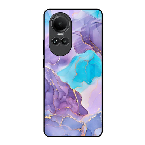 Alcohol ink Marble Oppo Reno10 5G Glass Back Cover Online