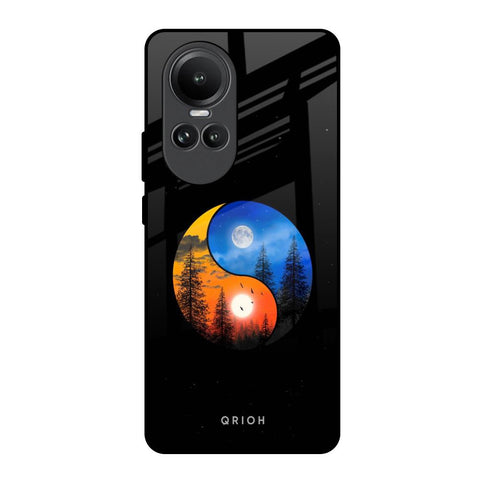 Yin Yang Balance Oppo Reno10 5G Glass Back Cover Online