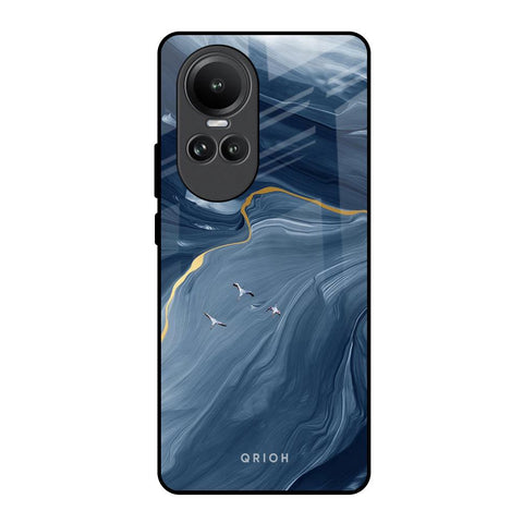 Deep Ocean Marble Oppo Reno10 5G Glass Back Cover Online