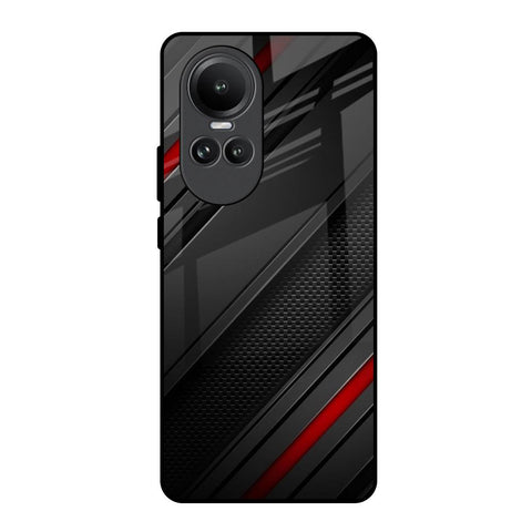 Modern Abstract Oppo Reno10 5G Glass Back Cover Online