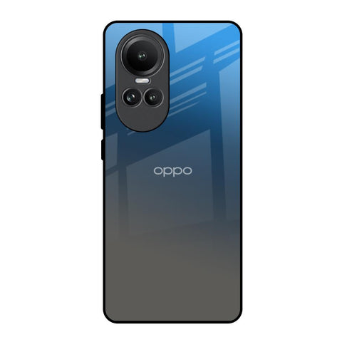 Blue Grey Ombre Oppo Reno10 5G Glass Back Cover Online