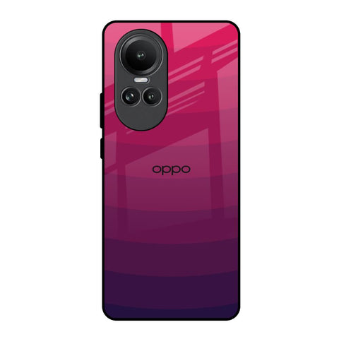Wavy Pink Pattern Oppo Reno10 5G Glass Back Cover Online