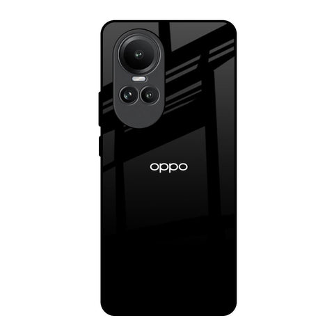 Jet Black Oppo Reno10 5G Glass Back Cover Online