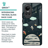 Astronaut Dream Glass Case For Oppo Reno10 5G