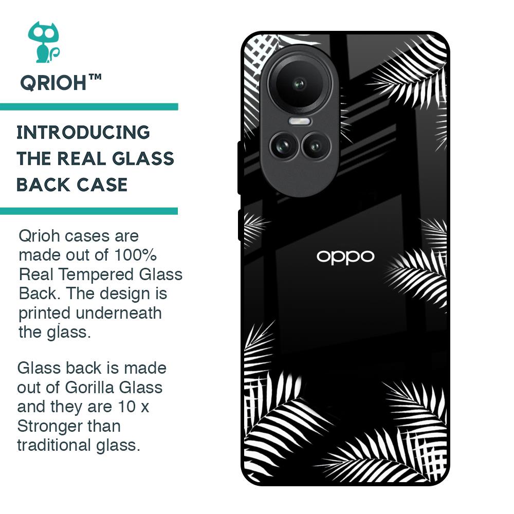 Zealand Fern Design Glass Case For Oppo Reno10 5G