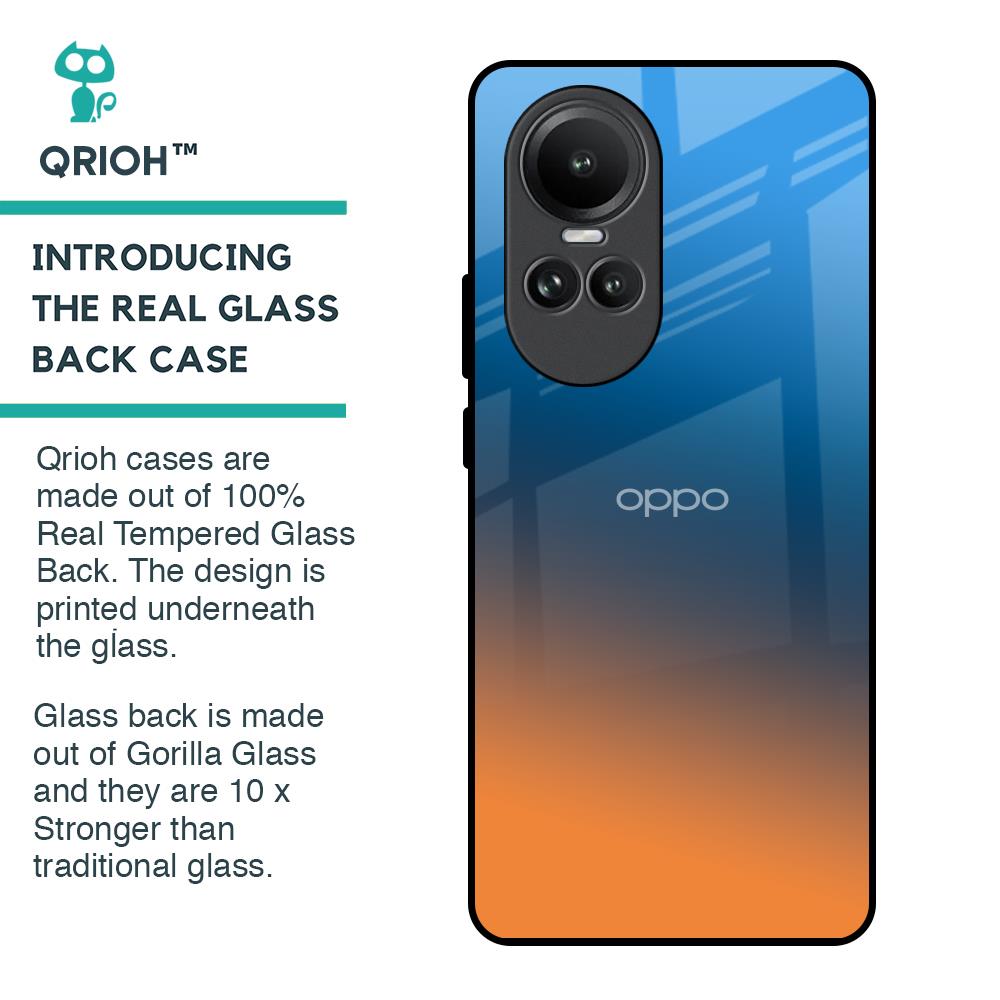 Sunset Of Ocean Glass Case for Oppo Reno10 5G