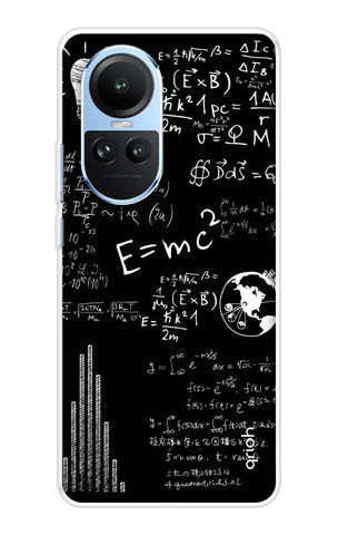 Equation Doodle Oppo Reno10 5G Back Cover